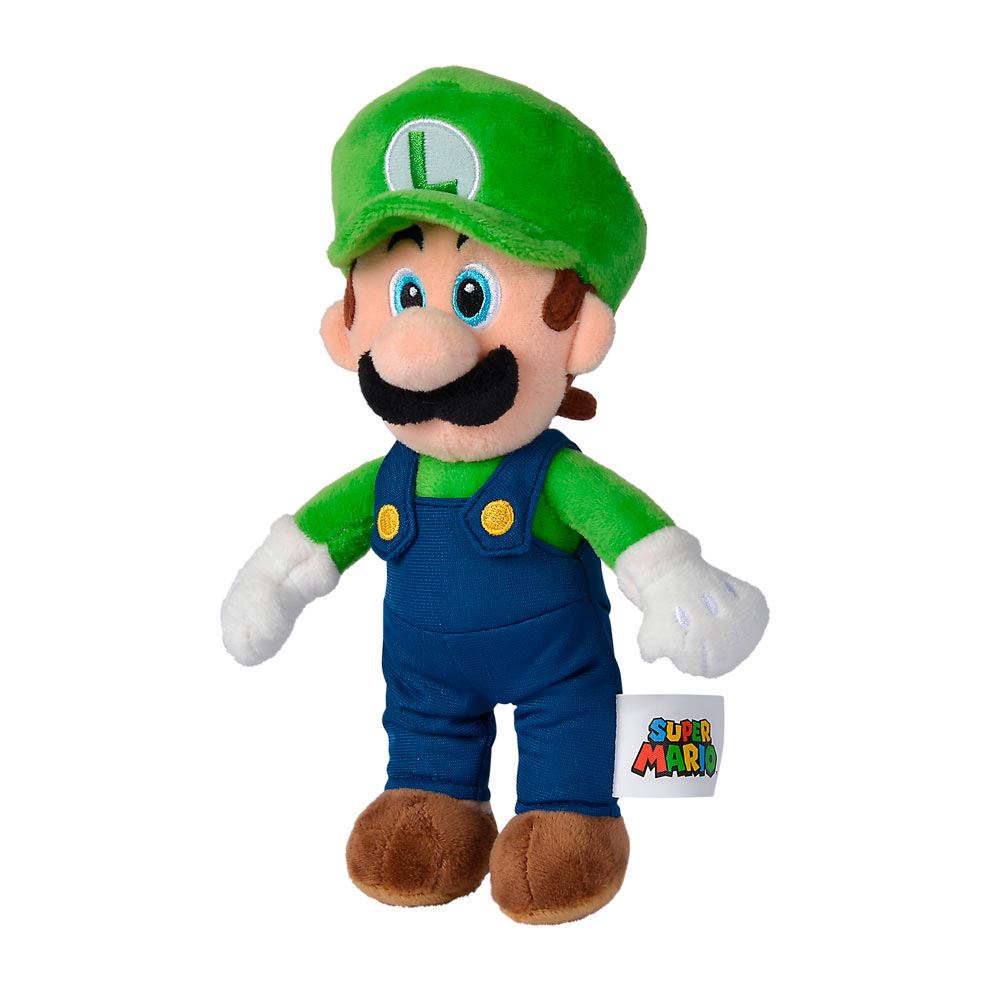 peluche luigi super mario 20 cm        ( grupo moya - 55801)