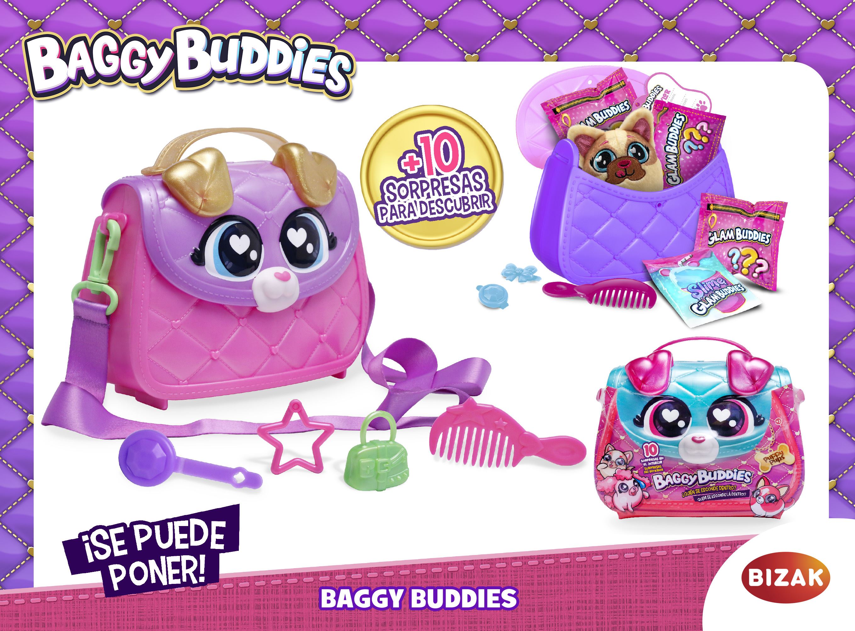 baggy buddies perrito sorpres (bizak - 64320060)