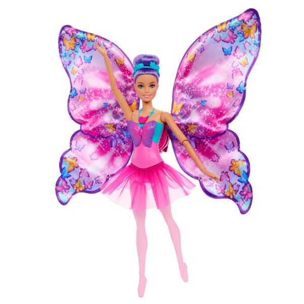 barbie dreamtopia mariposa bailarina (mattel - hxj10)