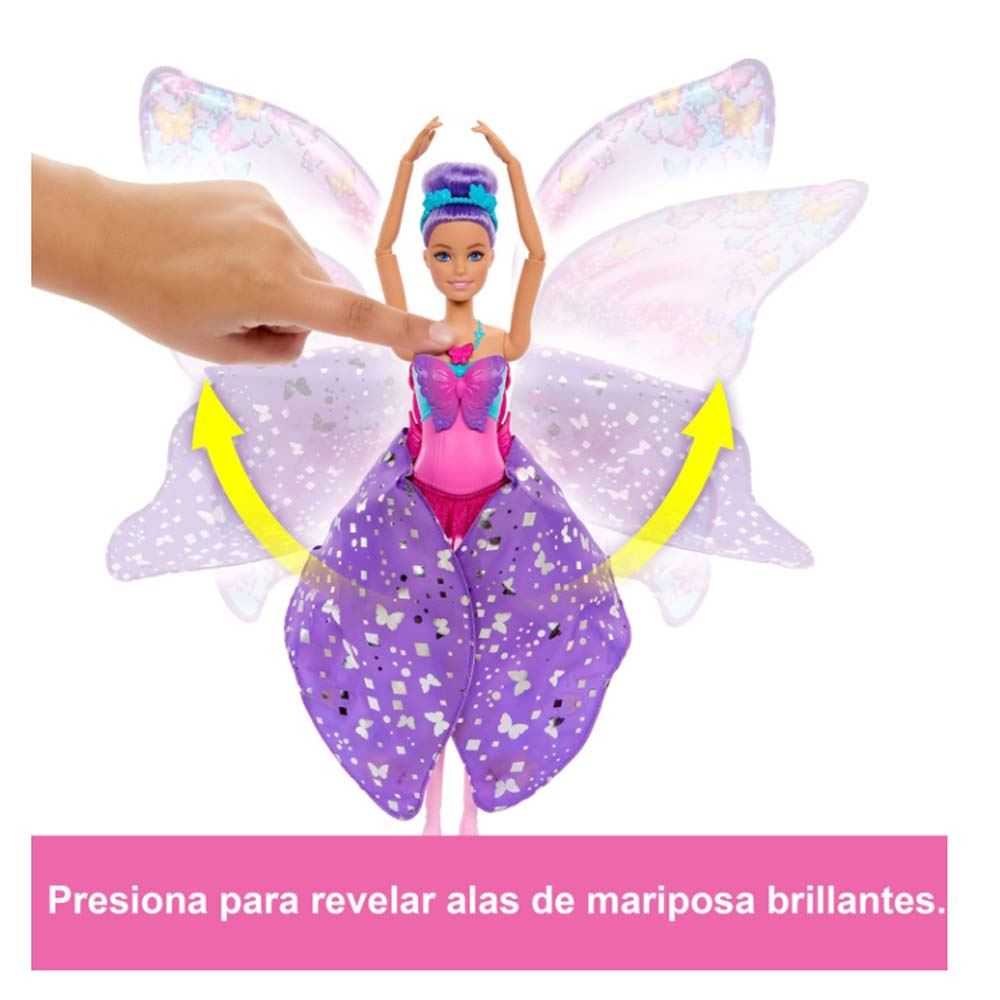 barbie dreamtopia mariposa bailarina (mattel - hxj10)