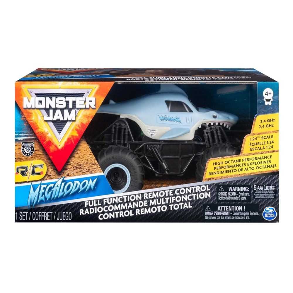 monster jam megalodon r/c 1:24   ( spin master - 6044952)