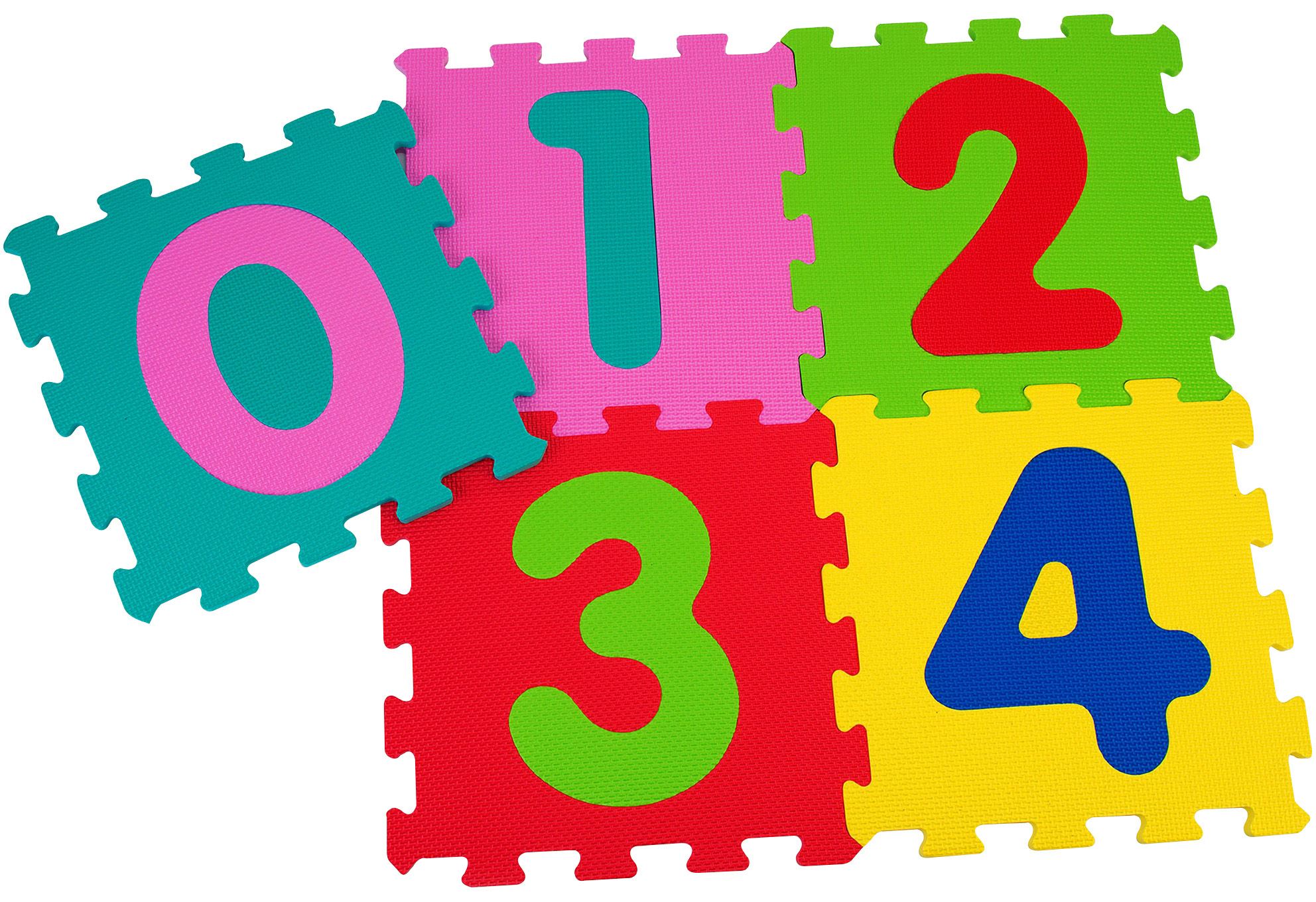 puzzle eva 5 piezas numbers (globo 05065)