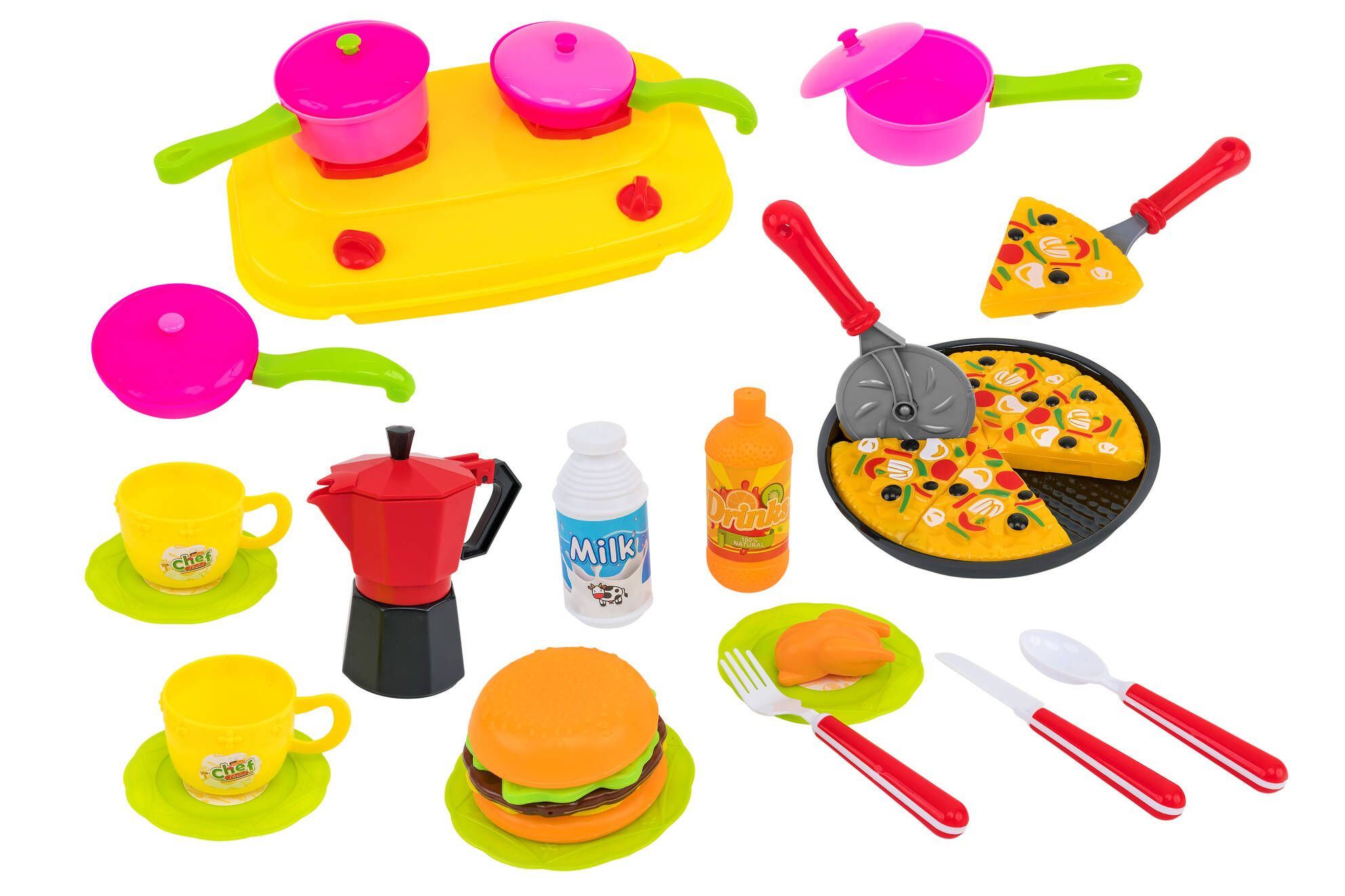 set de cocina pizza y accesorios ( globo - 40671)