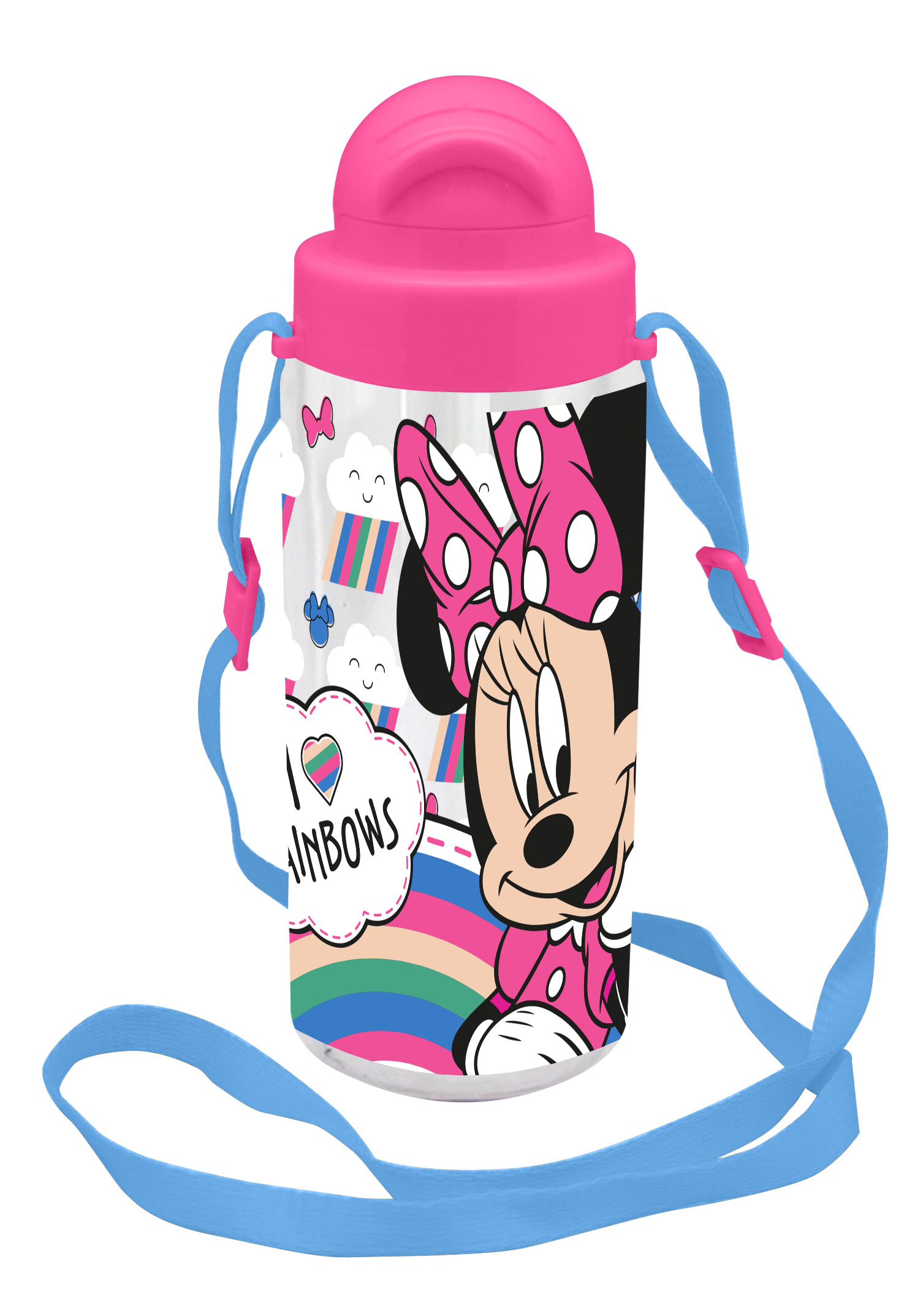 minnie cantimplora tritan 500 ml con asa ( kids licensing - 840364)