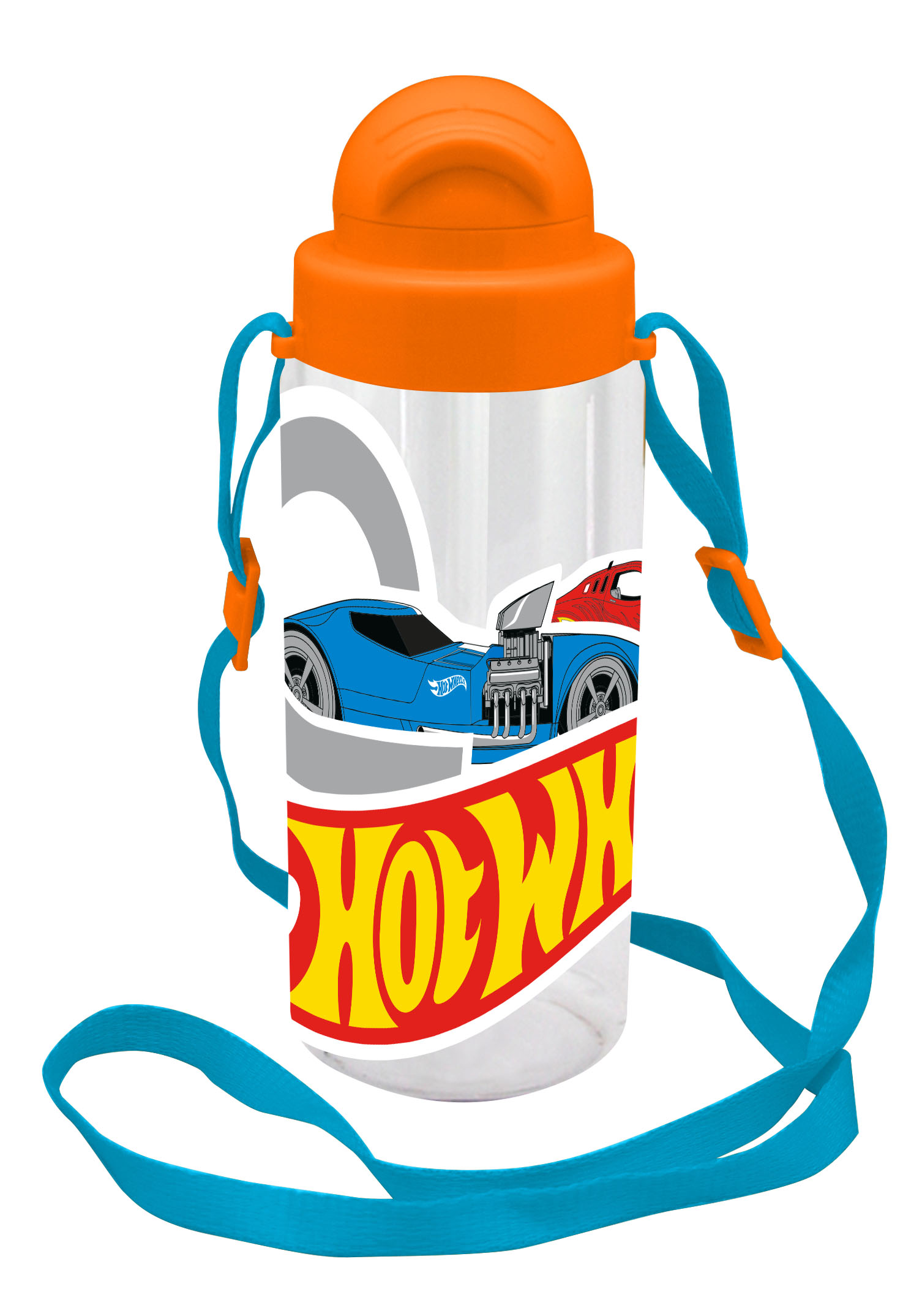 hot wheels cantimplora tritan 500 ml con asa (kids licensing - hw00011)