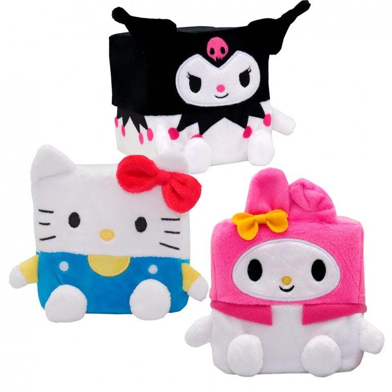 hello kitty peluche cubeez 10 cm surtidos ( famosa - hkt20000)