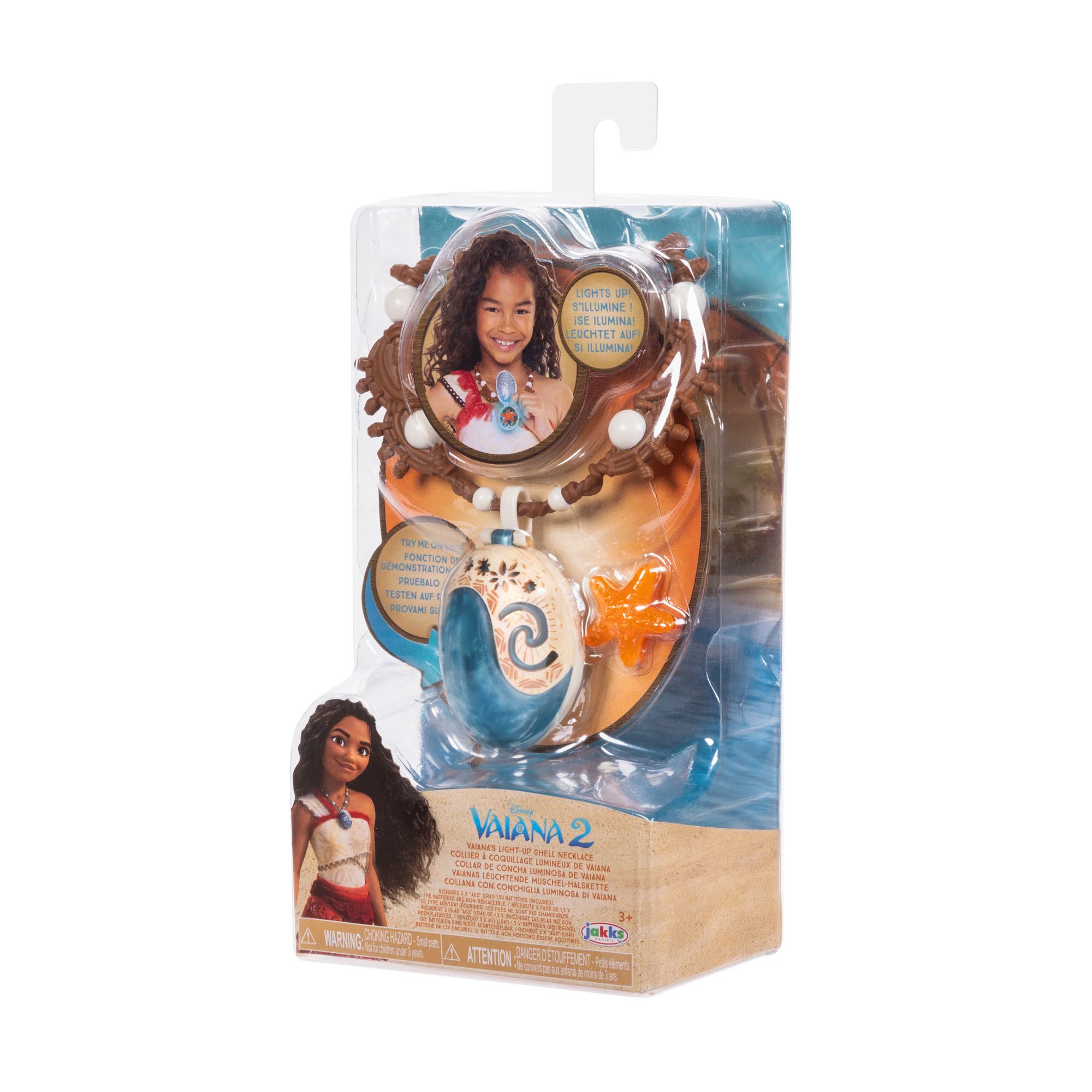 disney vaiana 2 collar musical estrella ( jakks pacific - 237614-vai)