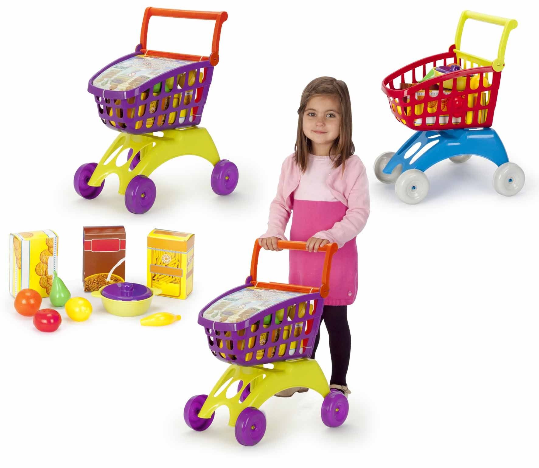 carrito supermercado+alimentos surtidos ( vicam - 20)