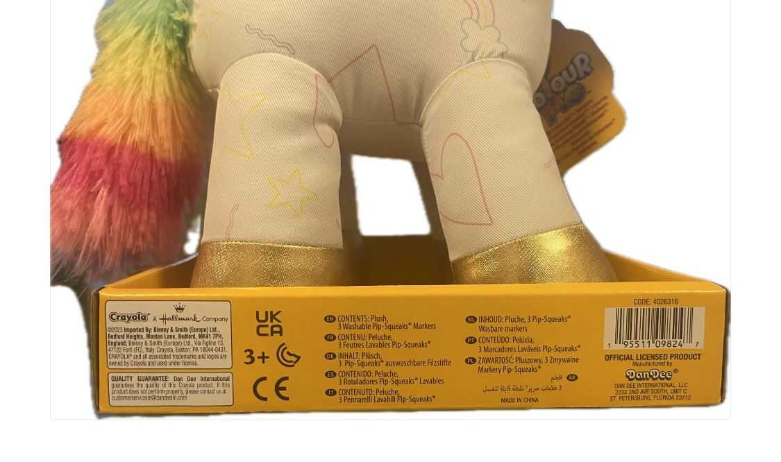 crayola colorea tu peluche unicornio ( 4026316)