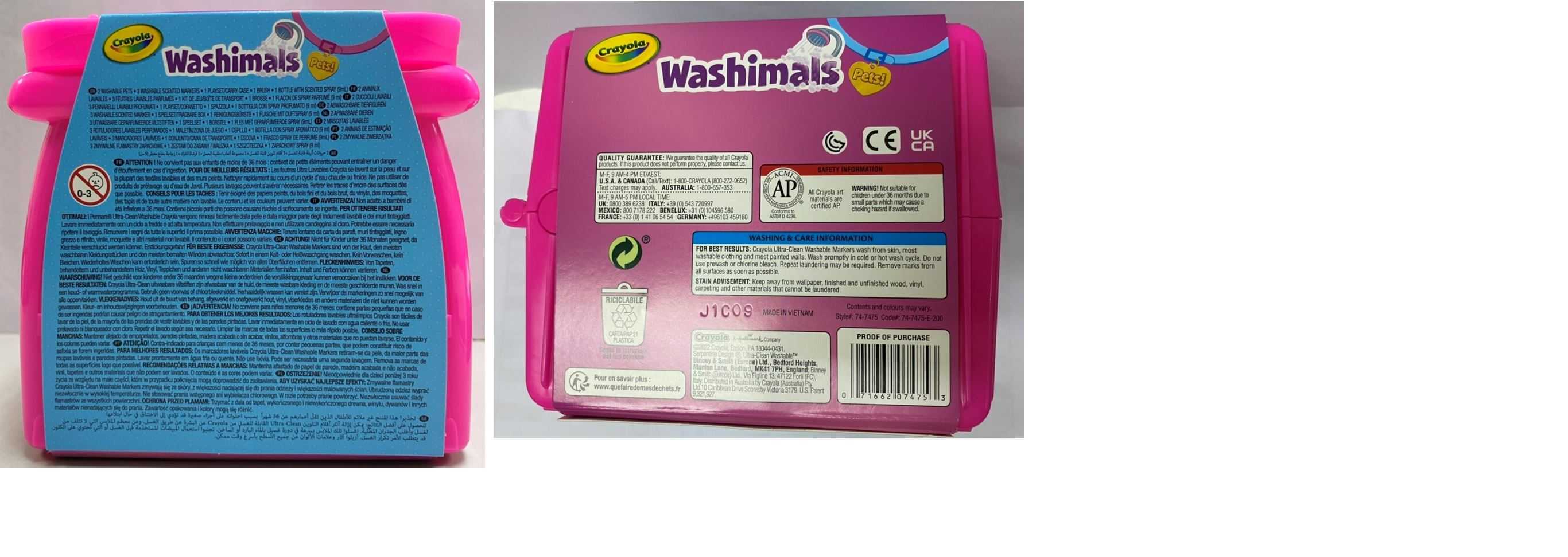 crayola washimals pet spa perfumado