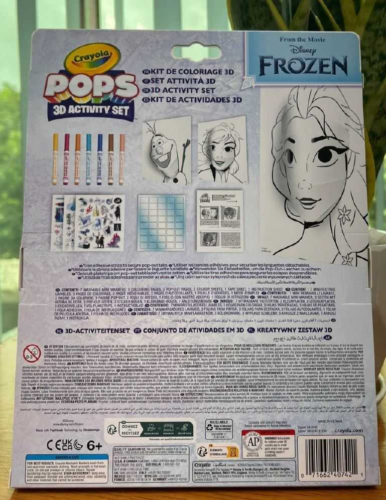 crayola color pops 3d frozen( 04-0742)