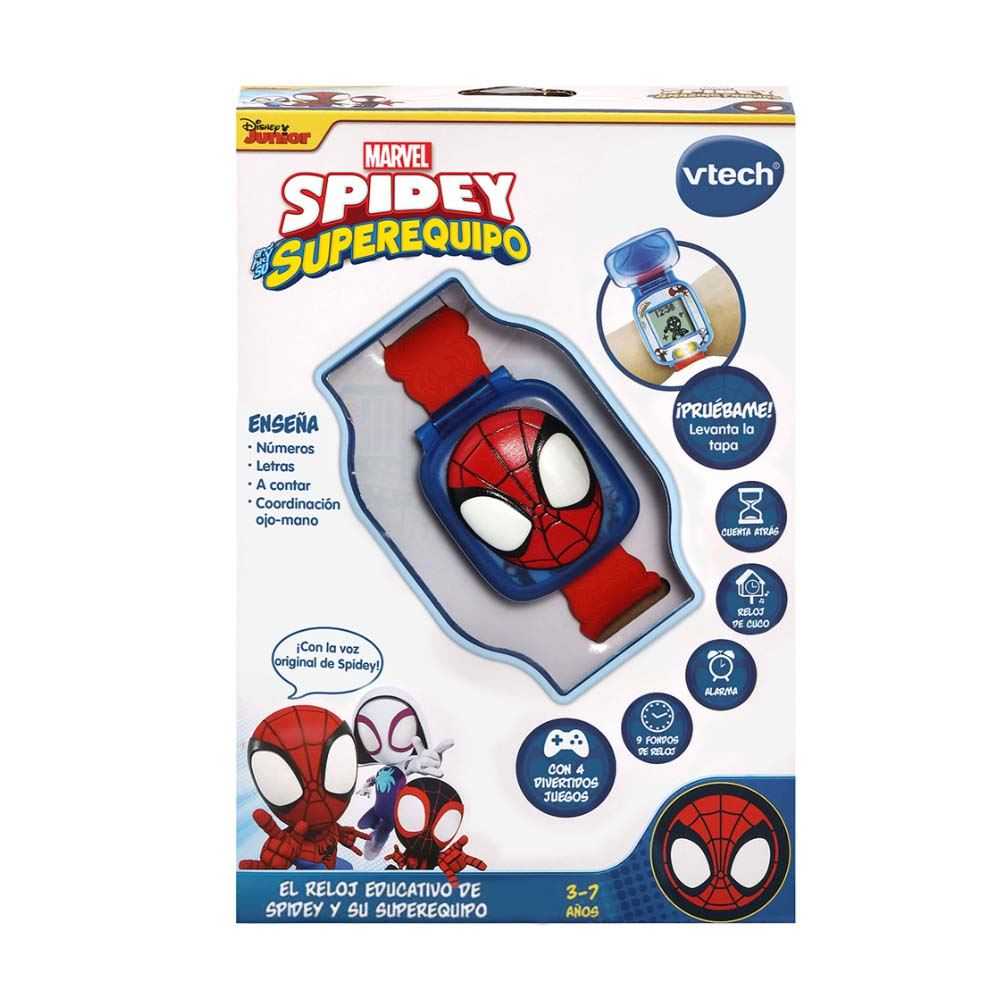 vtech el reloj educativo de spidey (vtech - 554322)