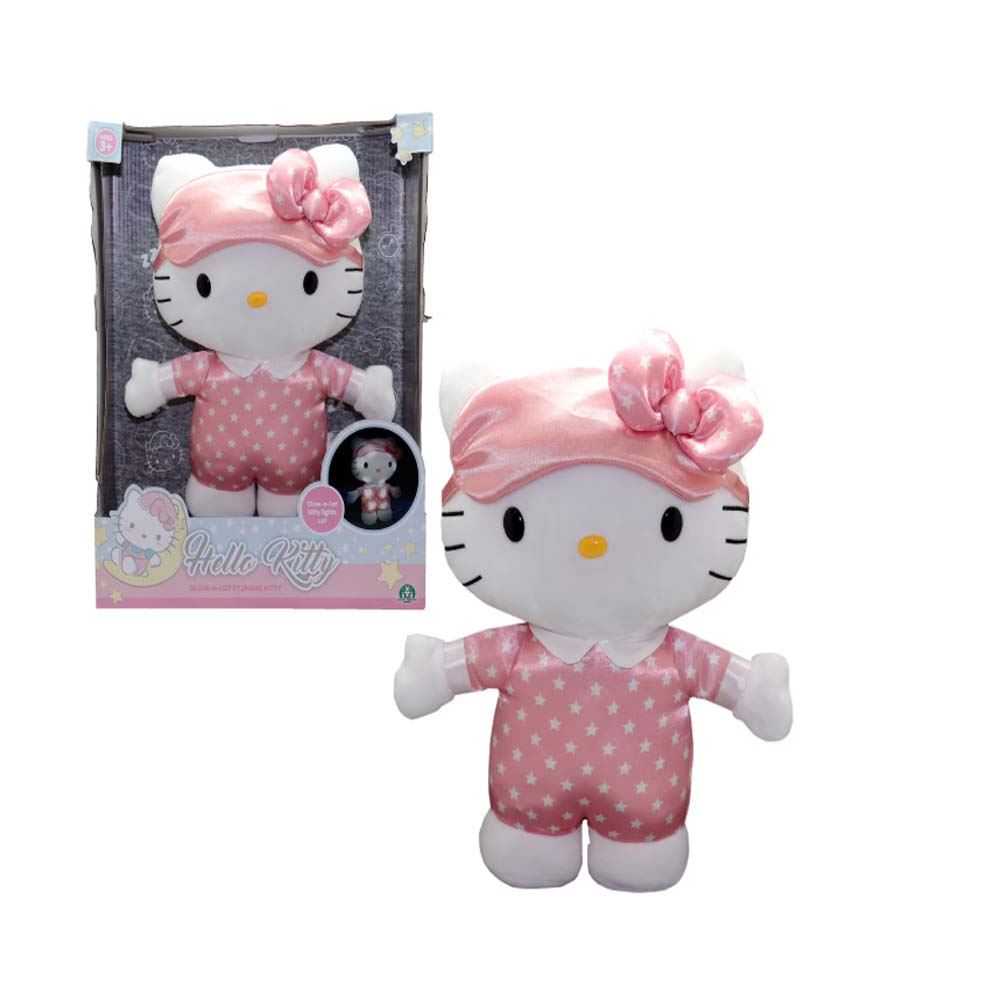 hello kitty peluche luminoso hora dormir (famosa - hkt10000)