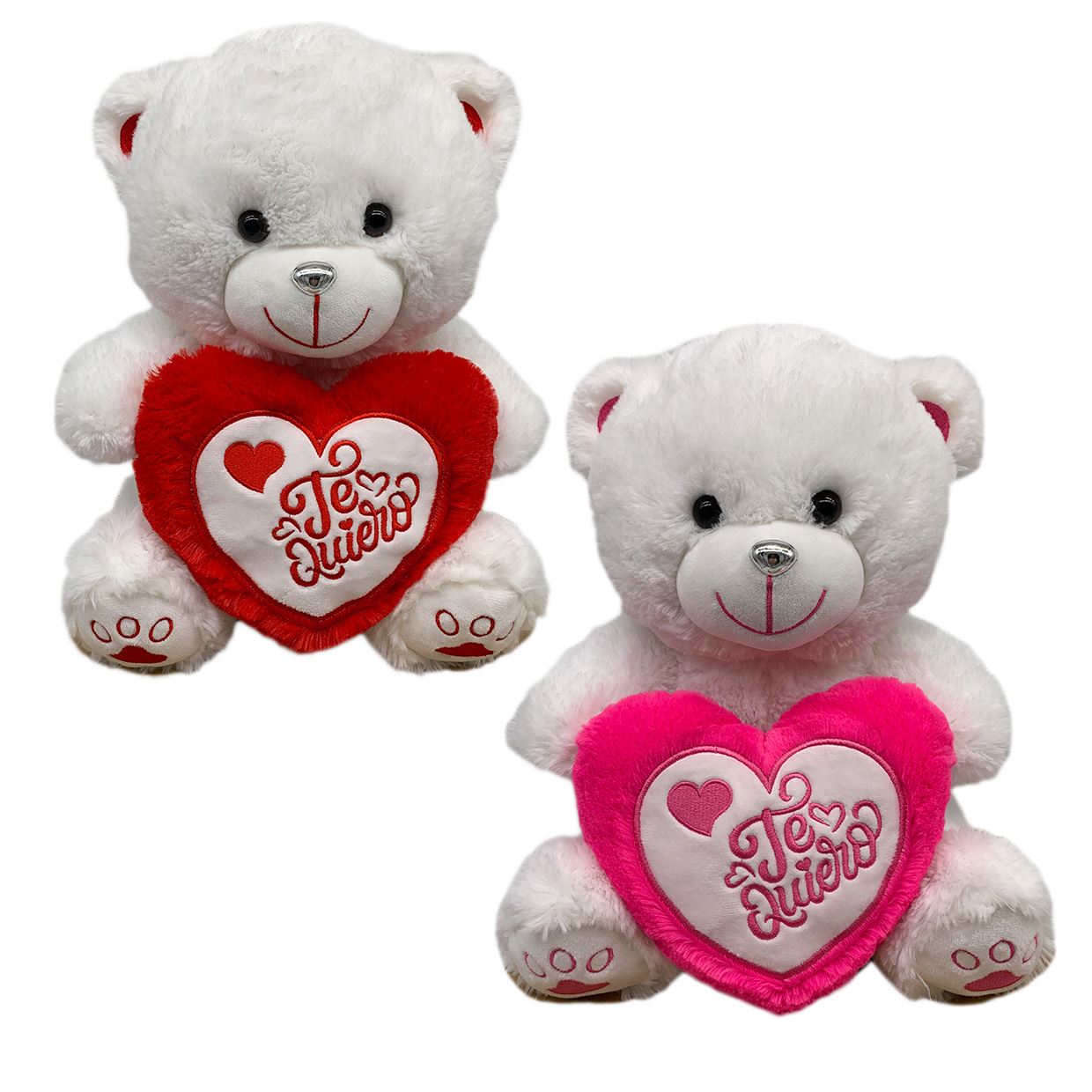 peluche oso corazon 28 cm surtido (grupo moya - 21202)