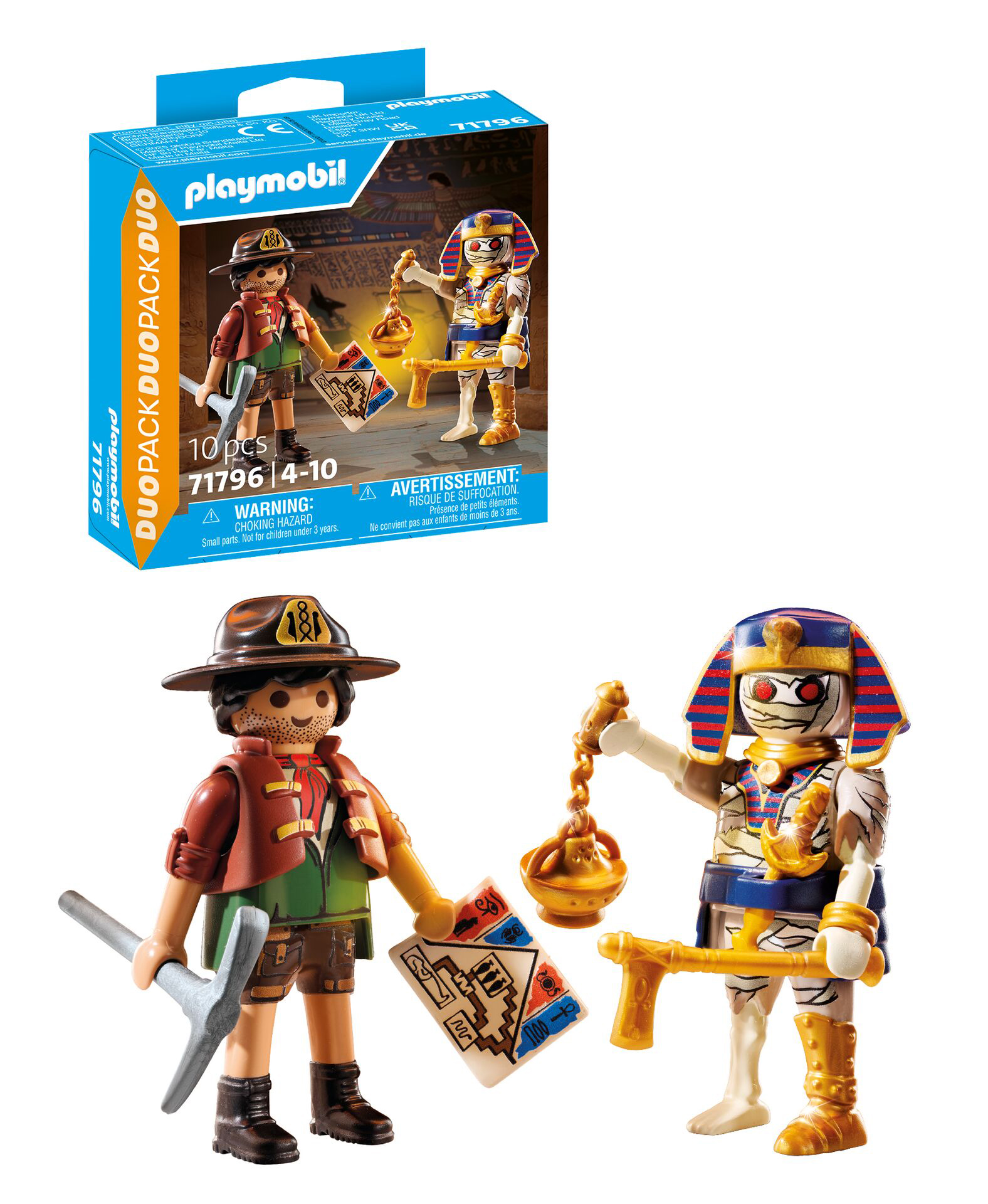 playmobil cazador de tesoro y momia (71796)