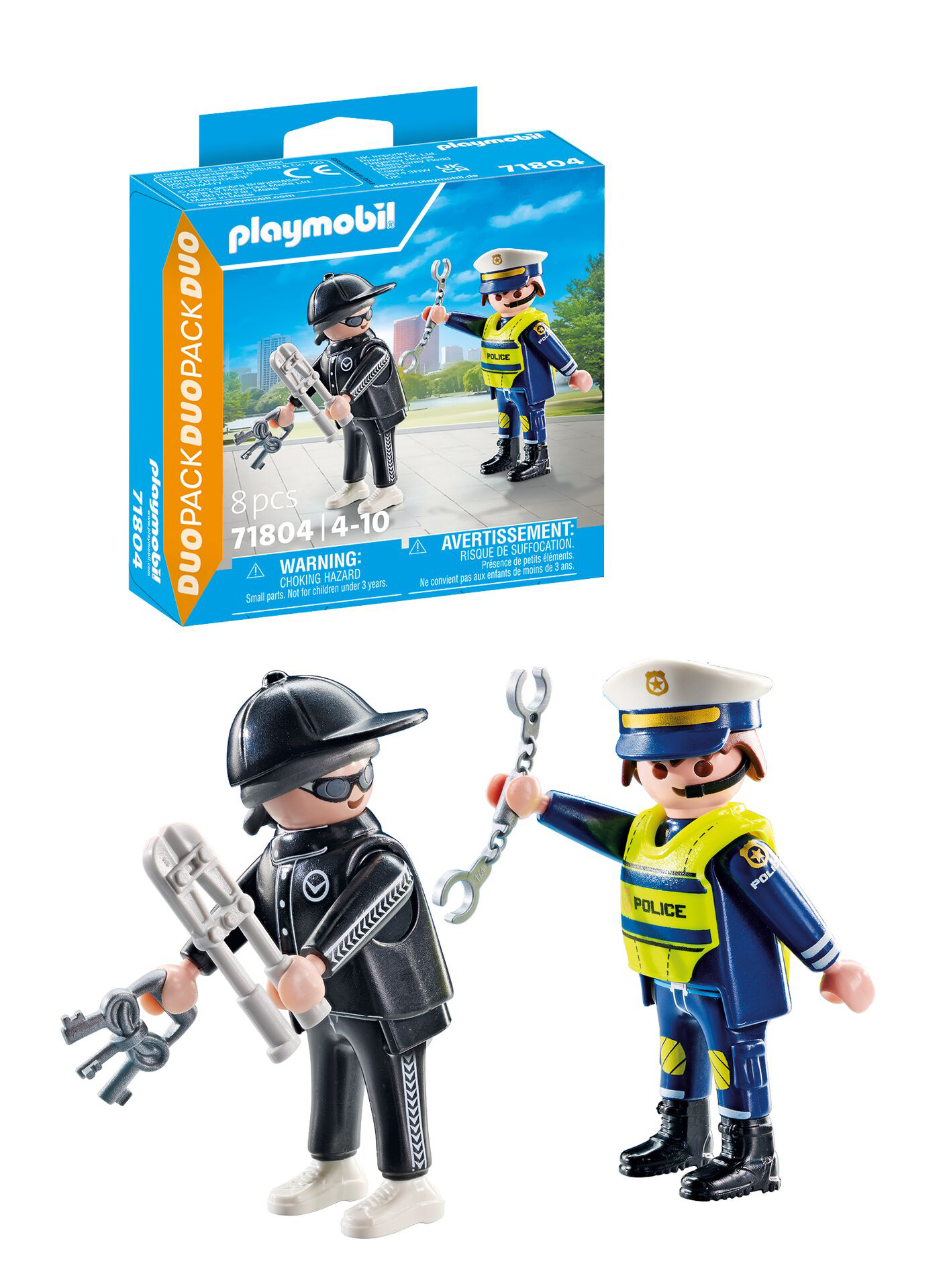 playmobil policia y ladron (71804)