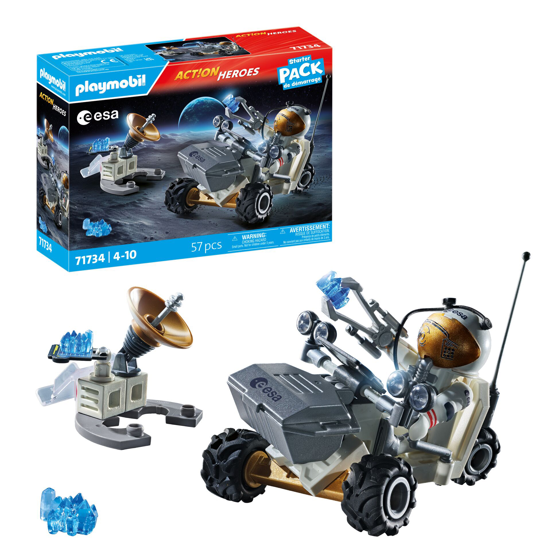 playmobil starter pack mision espacial (71734)