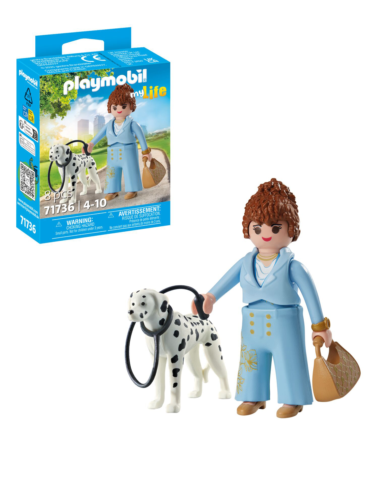 playmobil manager con dalmata (71736)