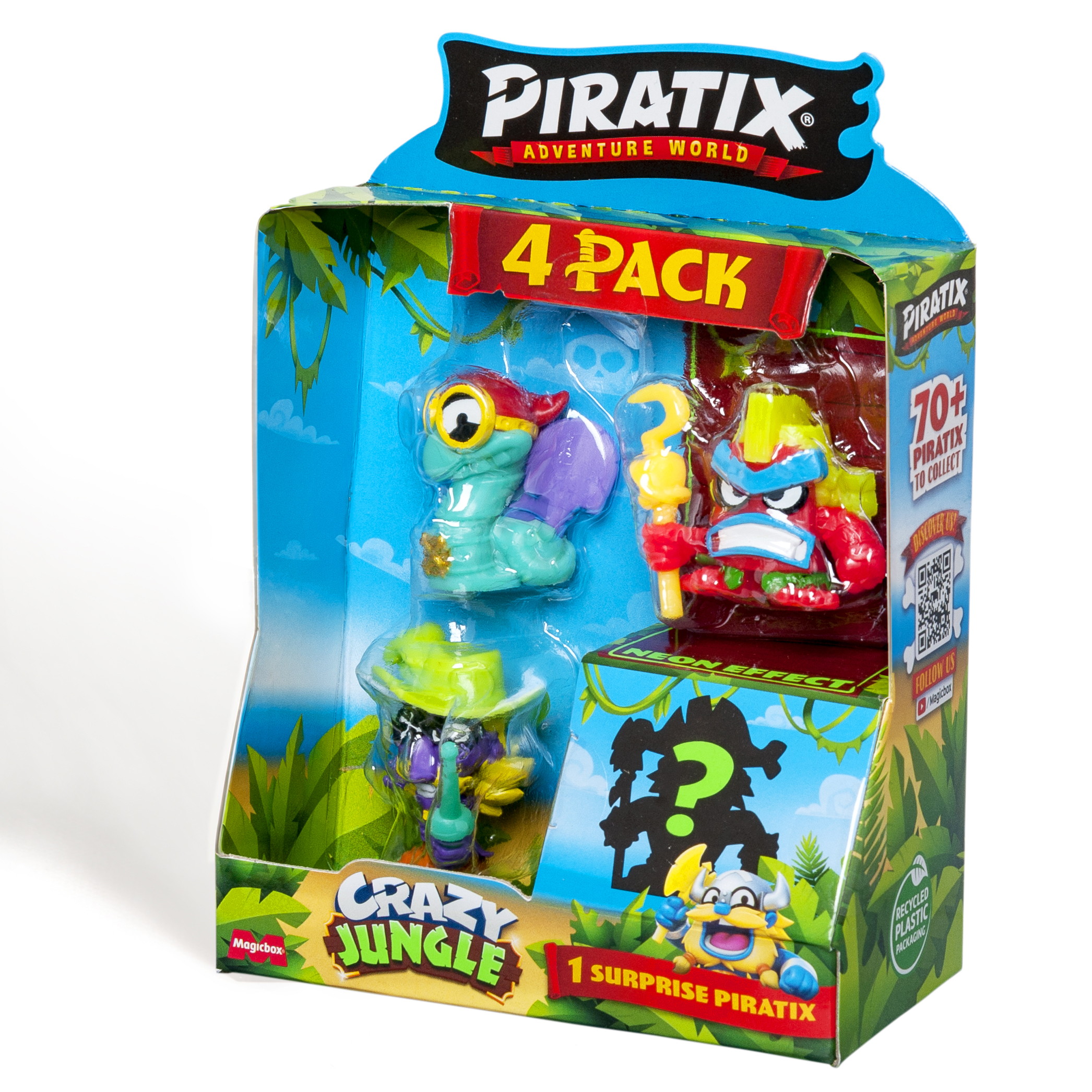 piratix crazy jungle 4 pack surtidos (magic box - ppx3b412in00).