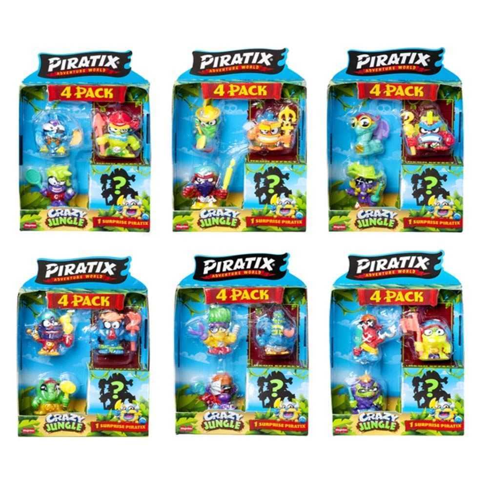 piratix crazy jungle 4 pack surtidos (magic box - ppx3b412in00).