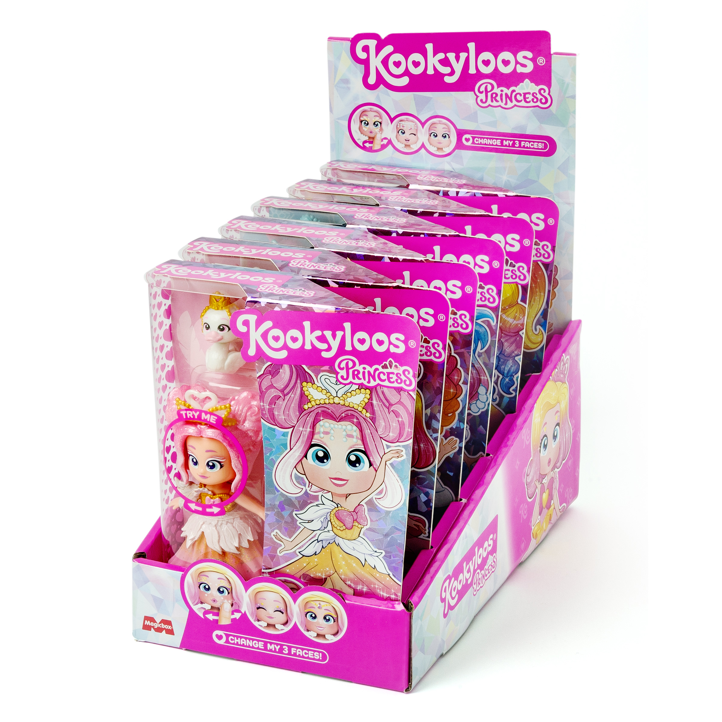 kookyloos princess muÑeca princesa  surtidas (magic box - pkl8d212in00)