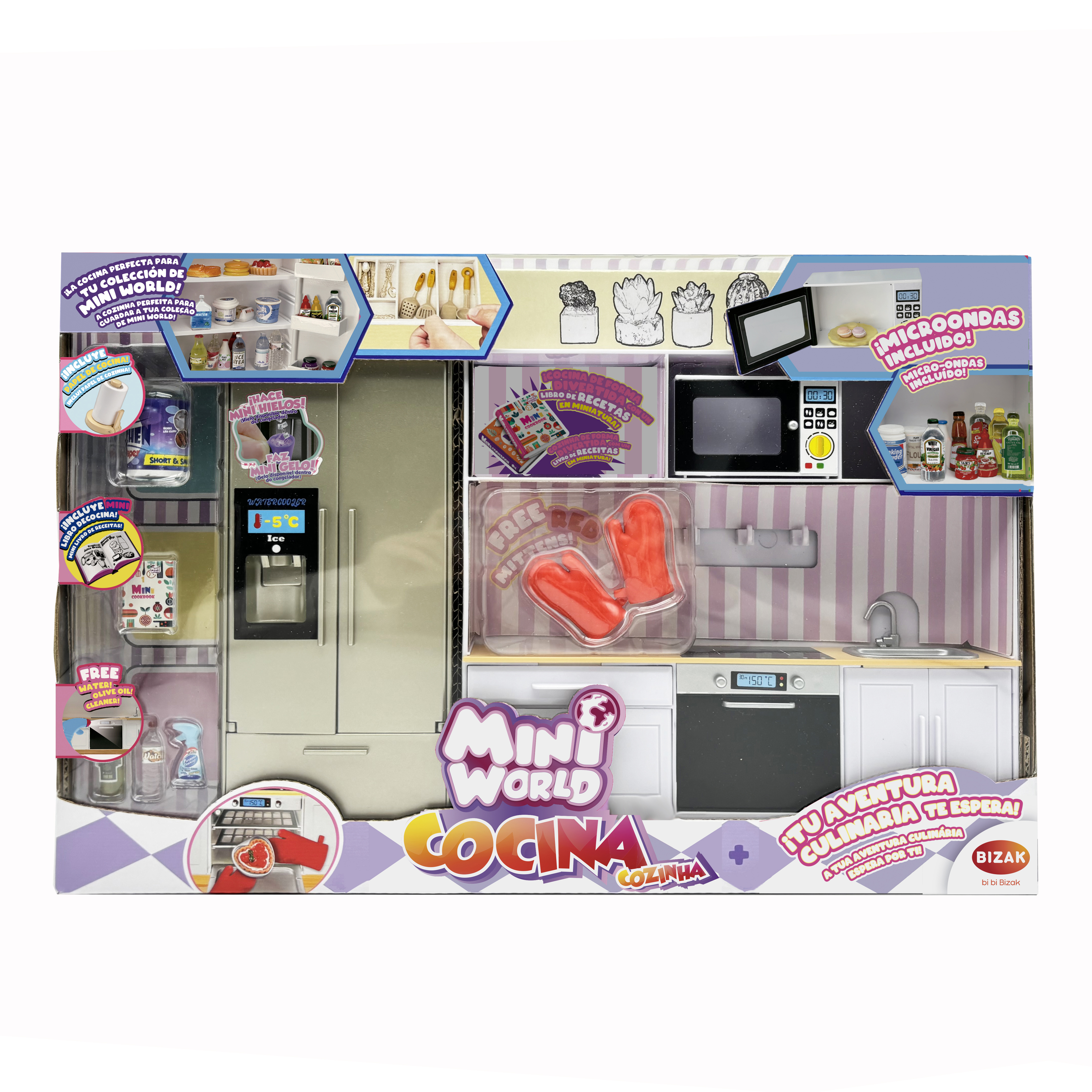 mini world playset cocina (bizak- 64506010)