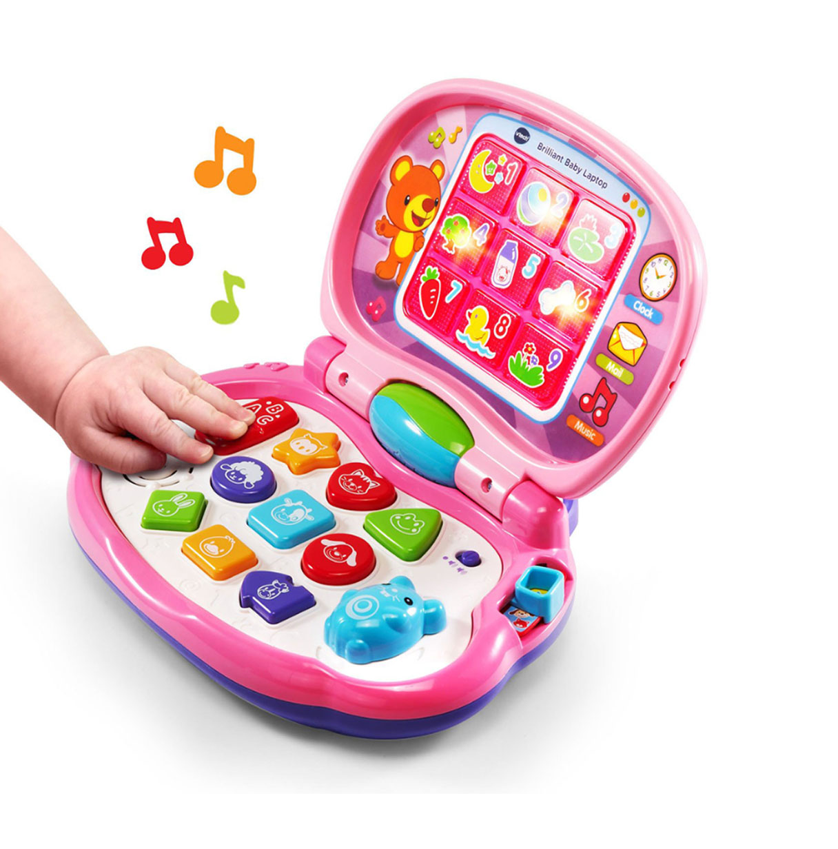 vtech pc mis primeras teclas rosa