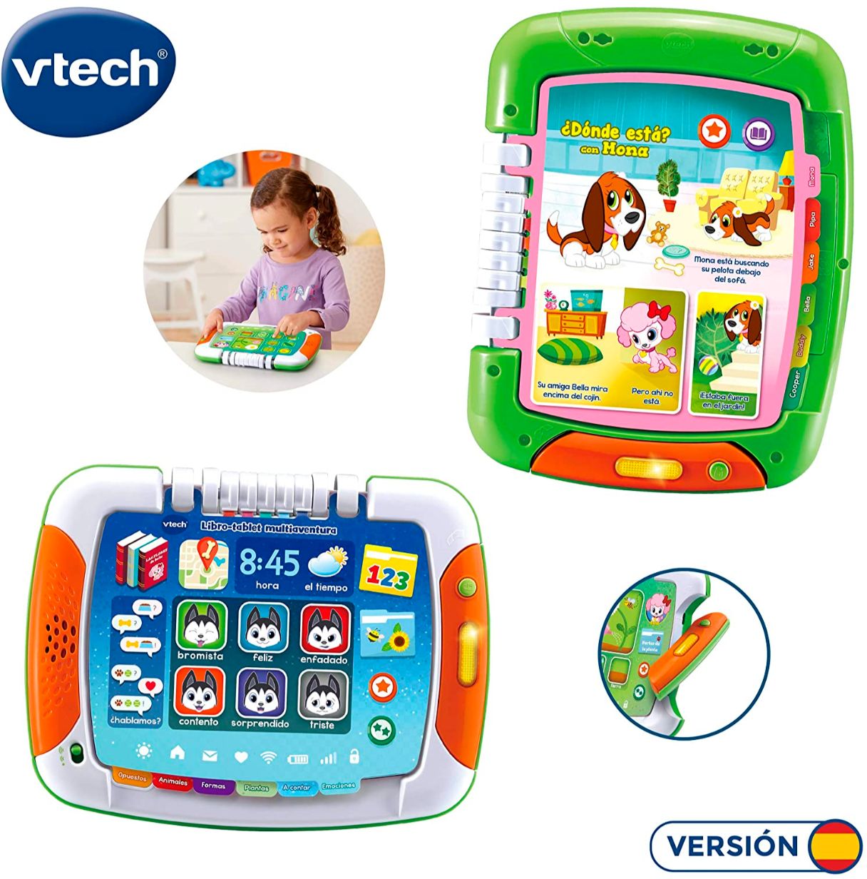 vtech libro tablet multiaventuras