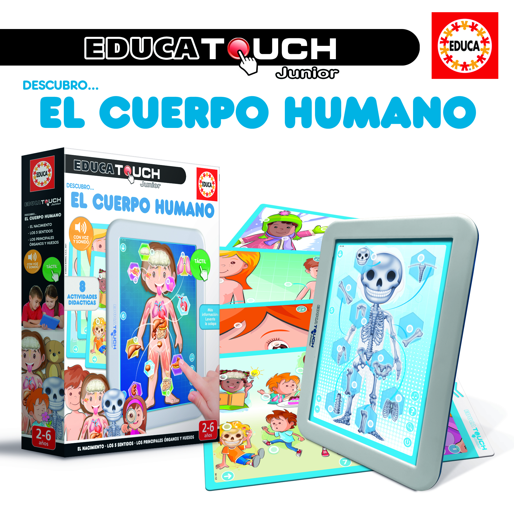 educa touch junior el cuerpo humano (19174)