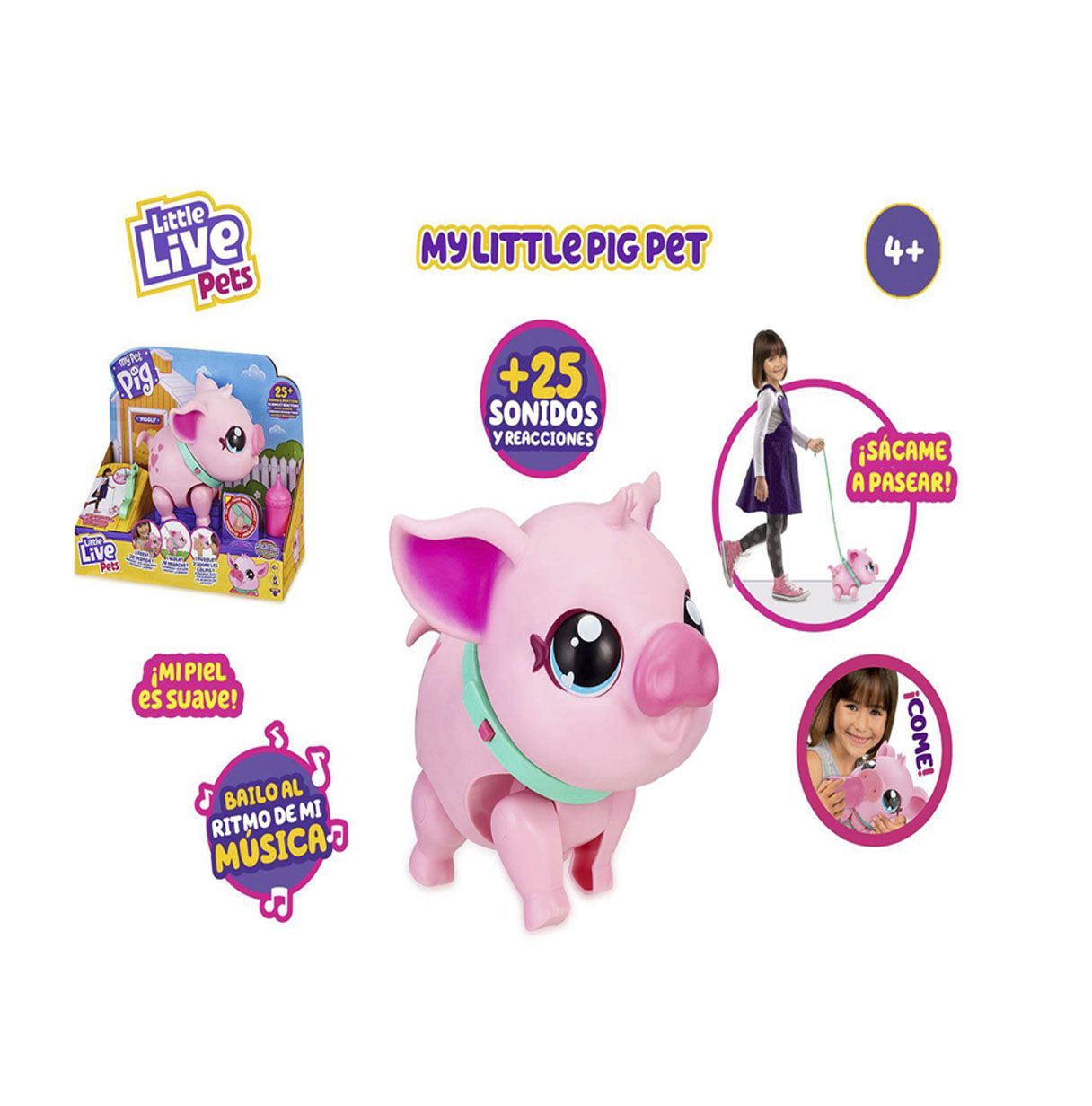 little live pets my little pig pet ( famosa - lpw00000)