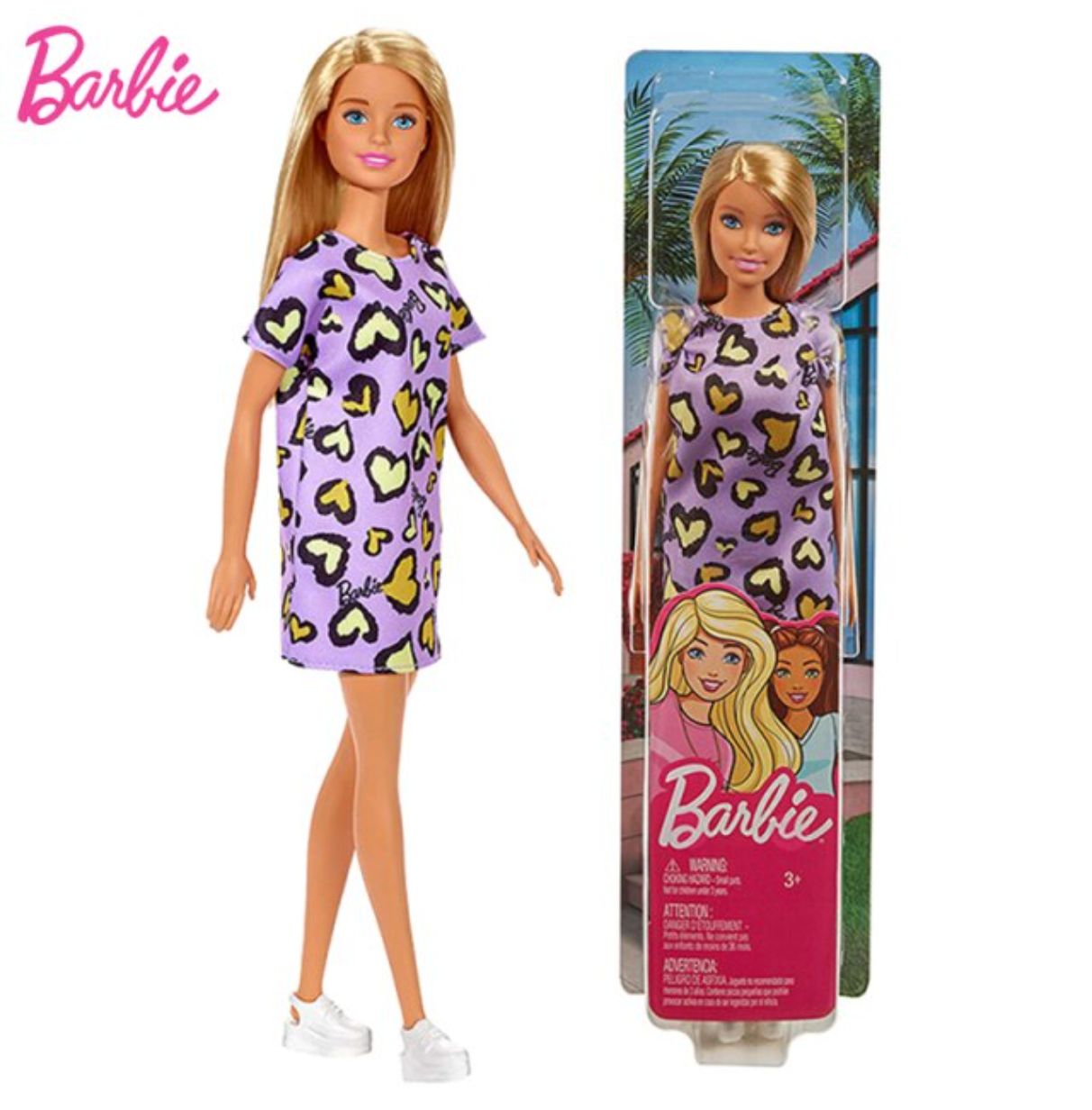 barbie fashionsita muñeca chic con accesorios  (mattel t7439)