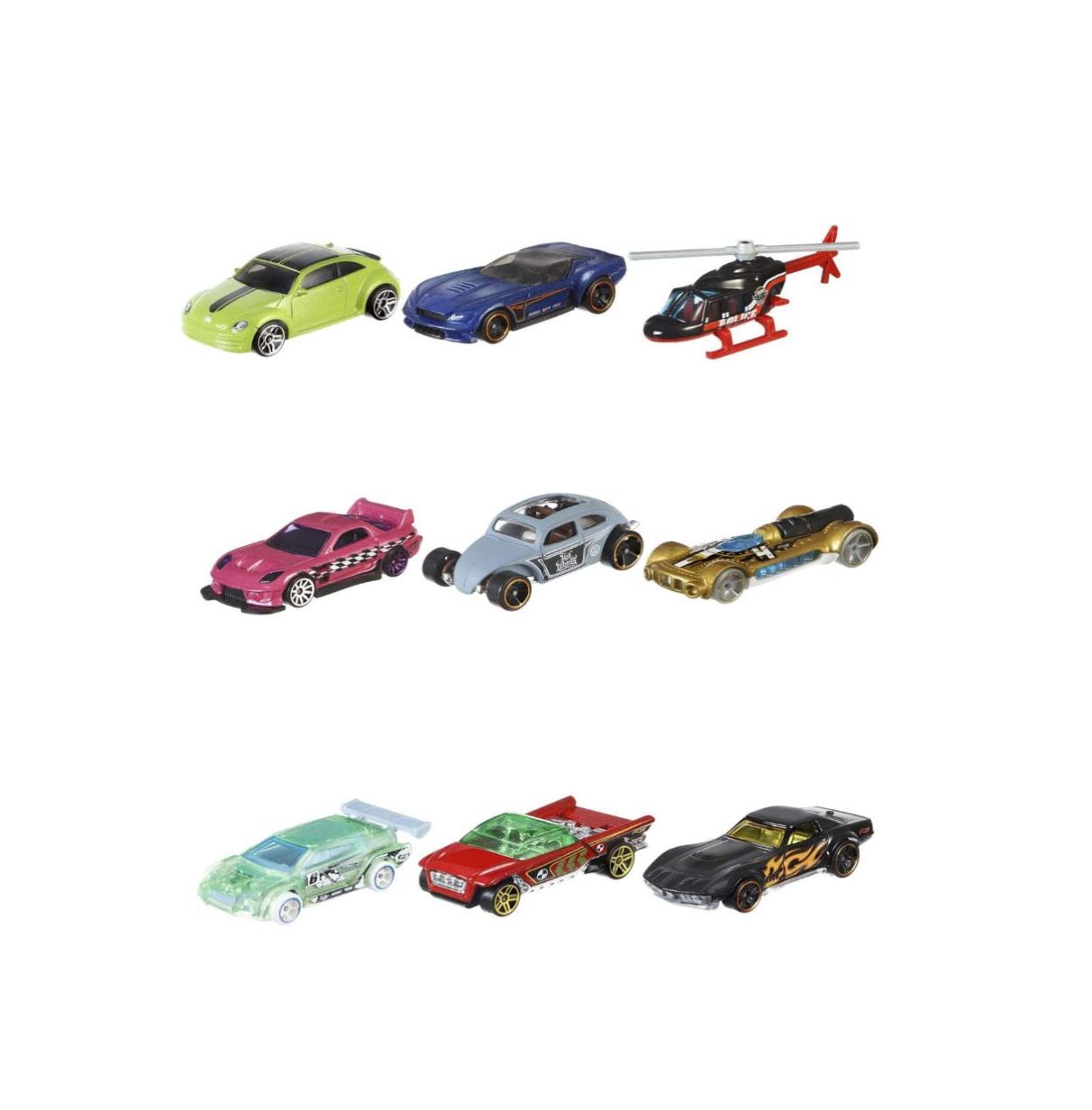 hot wheels pack 3 coches surtidos ( k5904 - mattel)