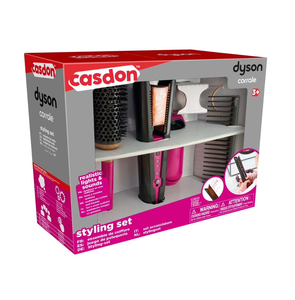 set plancha de pelo dyson corrale (cefa - 01154)