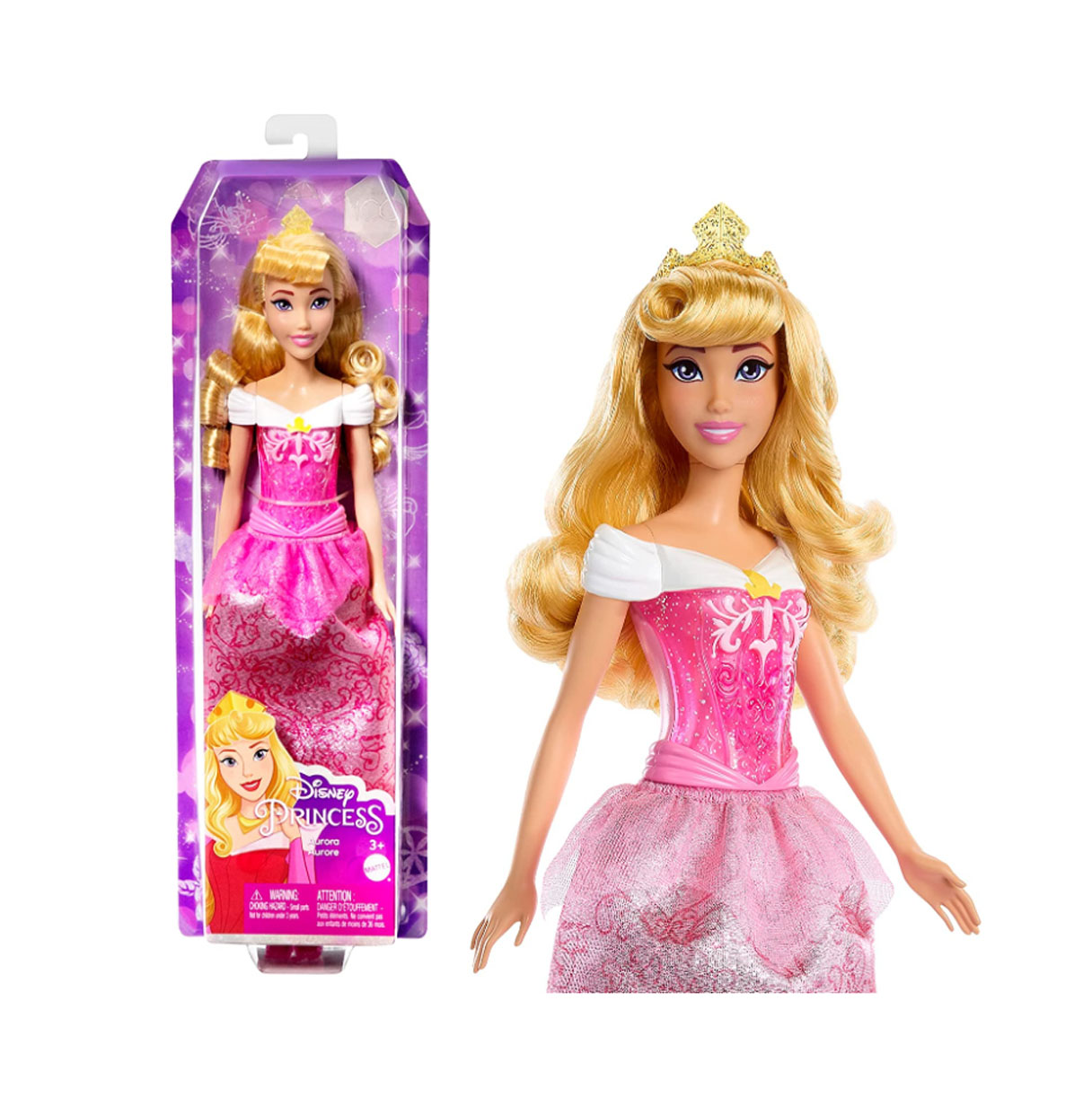 disney princess muñeca aurora  (mattel - hlw09)