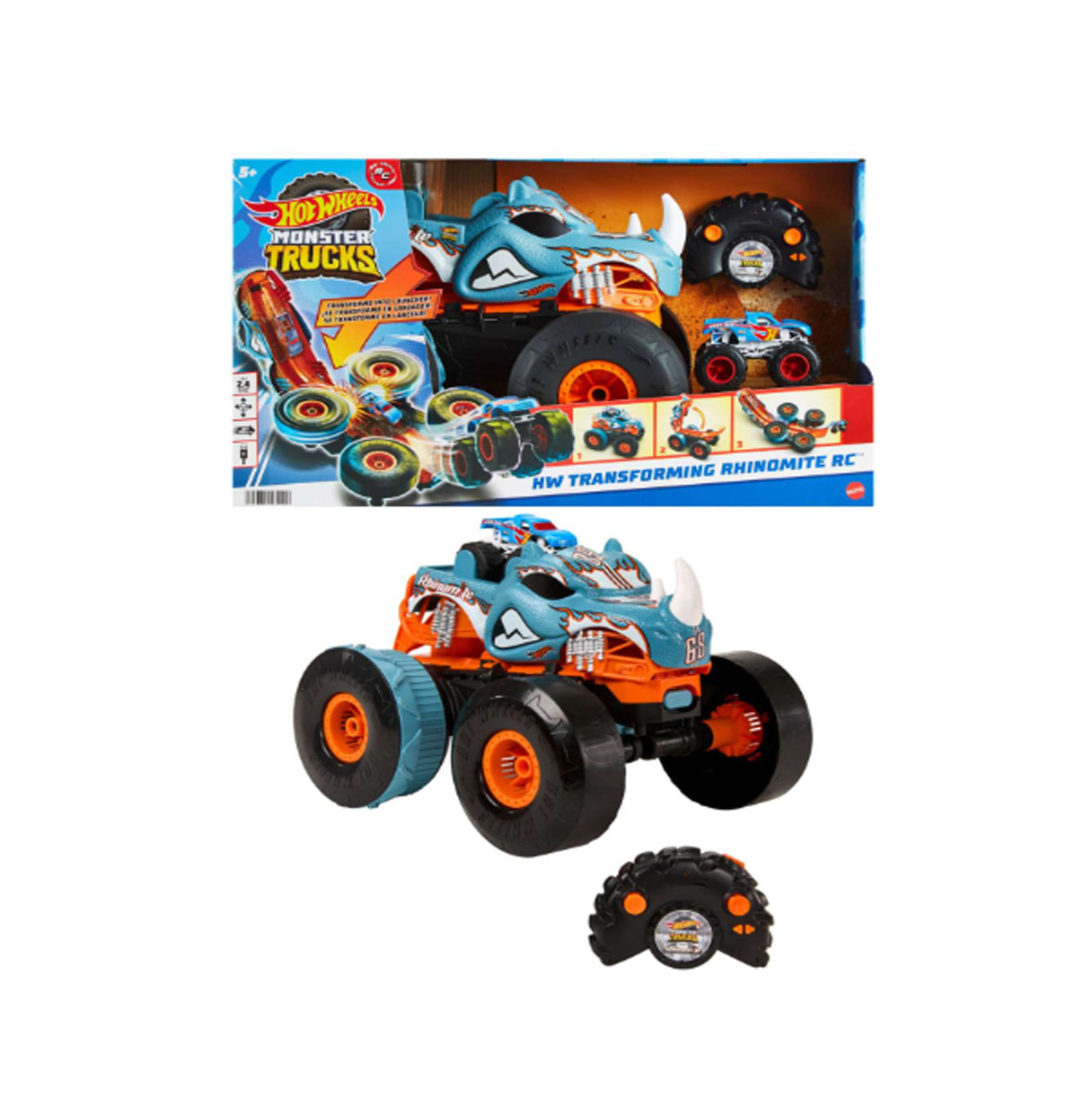 hot wheels rc monster rhinomite