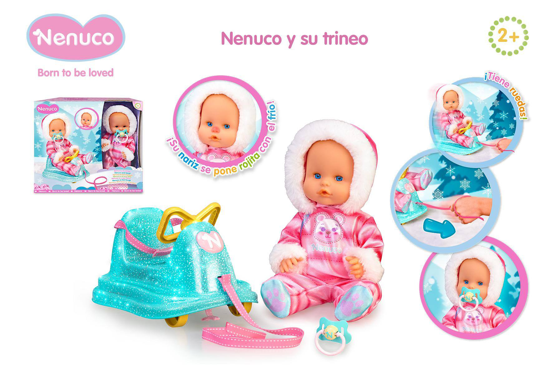 Cuna de ensueño de Nenuco, Juguetes de la muñeca Bebé Nenuco en español