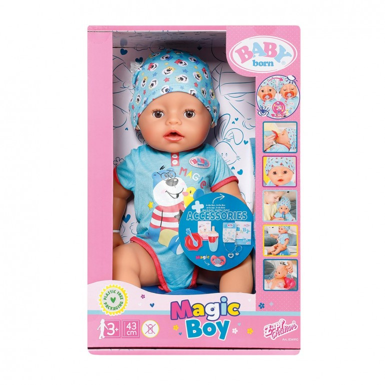 baby born magic niño 43 cm ( 836507)