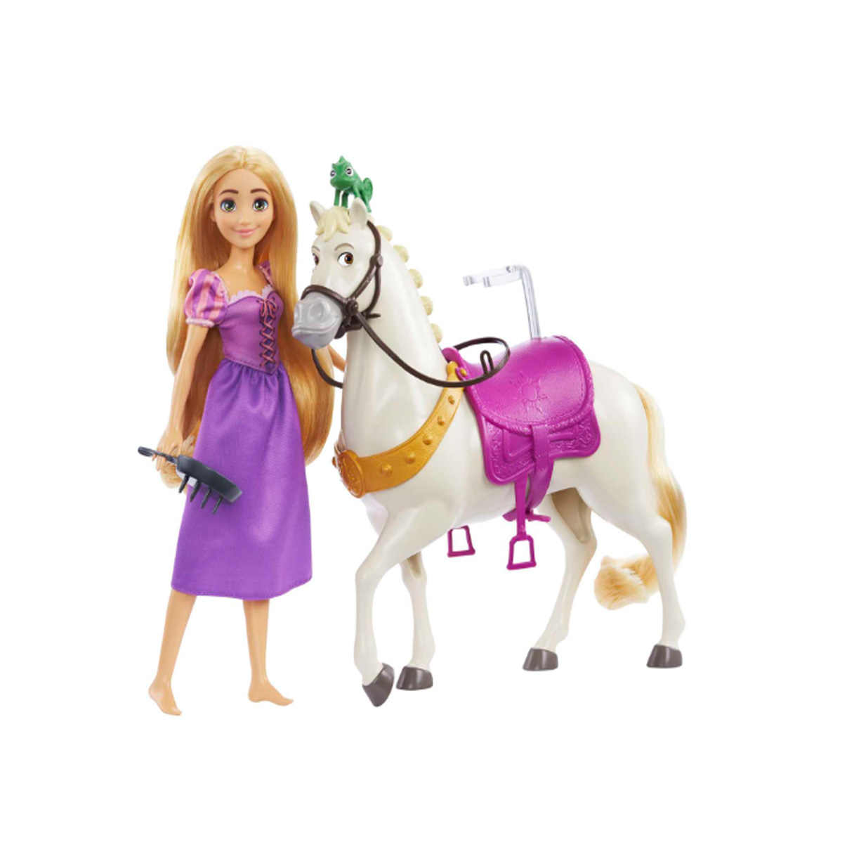 disney muñecas pack rapunzel y maximo (mattel - hlw22)